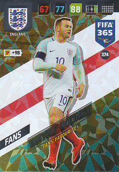 Wayne Rooney England 2018 FIFA 365 Fans' Favourite #374